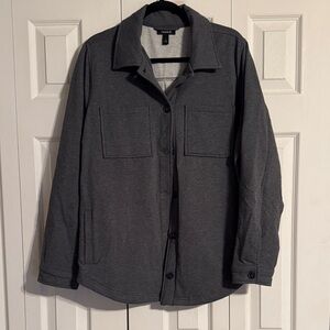 Torrid Charcoal Gray Shirt Jacket